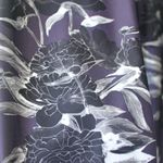 JoyLab  Dark Muted Purple Floral Athletic Performance Leggings Pocket Small Photo 2