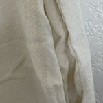 ASTR  Cream with Aztec Embroidery Cut-out Back Pocketed Linen/Cotton Dress XS Photo 7