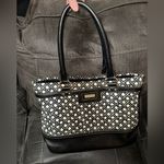 Kate Spade  Black and White Blakely Keswick Canvas Leather Tote Bag Photo 2