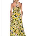 Maaji Strapless Long Smocked Tiered Maxi Dress Floral Hamilton Bay Print Size M Photo 15