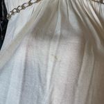 NWT Sky Brand Chain & faux leather strapless tube top ivory/off white Photo 1