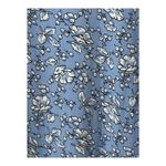 Loft  Floral‎ Ruffle Sleeve Dress Blue White Sleeveless Summer Women Size Small Photo 5