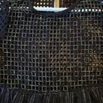 Anthropologie  Maeve black beaded bell sleeve top size 2 Photo 9