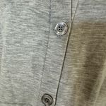 St. John Gray Cardigan Button Up Sz M Sequin Hooded Jacket Embellished Trim Photo 6