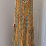 Uffizi 529 Printed Sleeveless Midi Maxi Dress Size M Photo 2