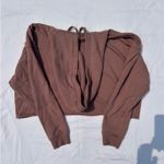American Eagle Cropped Hoodie Zip-Up Photo 2