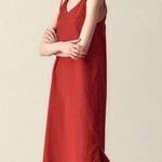 Hidden Forest Market Red Tie Slip Maxi Dress Korean/Seoul Fashion size M Size M Photo 0