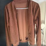 Brown Bomber Jacket Size M Photo 1