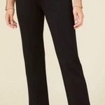 J. McLaughlin Black Deanne Dress Pants Front Hem Slit Size 14 *FLAW* Photo 0