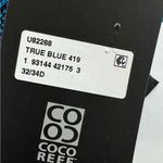 Coco reef  Reversible Verso Twist Underwire Bikini Top Python Blue Size 32/34D Photo 8