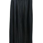 Club Monaco  Evergreen Pleated Lined Elastic Waistband Pull On Maxi Skirt Medium Photo 0