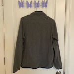 EUC | L.L. Bean women’s gray soft brushed fitness fleece zip jacket — medium Photo 6