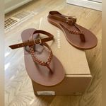 JENNI KAYNE Leather Mila Sandal in Saddle Brown Size 8 Photo 1
