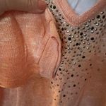 Cathy Daniels Cathy Daniel’s size 2X peach studded layered look. Dolman sleeves. Photo 6