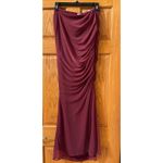 House Of CB Red Cassidy Ruched Maxi Skirt - Size Medium (New) Photo 5