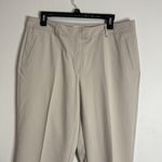 Lady Hagen New Women’s Essentials Solid Khaki Front Pleat Pants Size 10 Photo 2