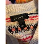 Talbots lambs wool knit sweater woman’s size large Photo 2