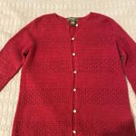 Eddie Bauer Cardigan Womens Button Open Knit 3/4 Sleeve Sweater Photo 2