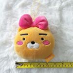 KAKAO FRIENDS Plush Bow Ryan Coin Purse Bag Charm Key Charm Photo 3