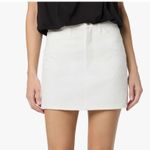 Joe’s Latticed Denim Miniskirt color:Ankara White Size 32 Photo 3