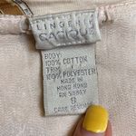 80s VINTAGE ROSE FLORAL CHAIN HENLEY TEE SHIRT DRESS Pink Size M Photo 2