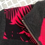 PINK - Victoria's Secret Victoria’s Secret Hot PINK zip pullover tropical print sweatshirt Size XS Photo 6