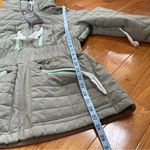 Free People Movement All Prepped Ski Jacket Quilted Greyed Olive Sz L Photo 8