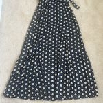 Modcloth Exchanging Introductions Navy Floral Short Sleeve Maxi Dress Small Photo 2