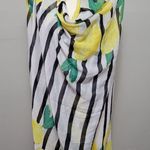 Shiraleah oblong lemon striped tassel overized scarf Photo 3