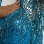 Black Tie made by He Ro Industries silk beaded dress Vtg NWT Holliday Size 14 Photo 5