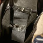 7 For All Mankind Faux Leather Liquid Moto Legging Pants Black- Size Large Photo 8