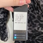 Tadashi Shoji  Leopard Print Graphite Gray Ruched Dress Size XS NWT Party Photo 5