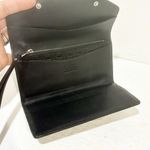 Karl Lagerfeld  Black Embossed Pull Out Clutch Full Zip Wallet Photo 1