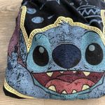 Disney  Parks Black Stitch Velour Zip Hoodie Women’s Small Graphic Back Photo 5