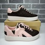 Michael Kors Poppy Lace Up MK Signature Sneaker Shoes Photo 1