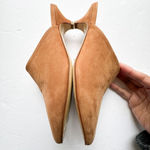 Jenni Kayne Walnut Brown Oiled Leather Kitten Heel Mule Size 36 Photo 11