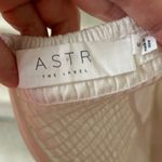 ASTR NWT  White Milkmaid Puff Sleeve Mini Dress Photo 6