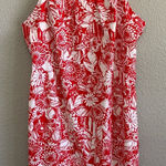 Perceptions Red‎ & White Sleeveless Dress Size 16 Photo 0