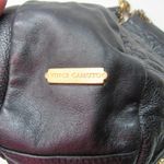 Vince Camuto Black Pebbled Soft Leather Hobo Bag Golden Hardware Tassle Hippie Photo 10