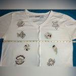 Blair Vintage Beachy Embroidered Button Up Top Medium Photo 11