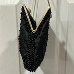 Vintage Black Beaded Evening Clutch Photo 1