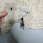 Something Navy  Cream Oversized Sherpa Teddy Coat Women's XXS Photo 2