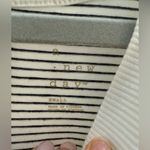 A New Day  T shirt Tank Dress Size S White with Black Stripes. Photo 3