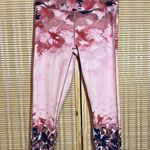 Fabletics  Shades of Pink and Blue Cropped Athletic Leggings Waist 30 Photo 0