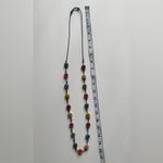 Boho Flat Bead Necklace Female Retro Ethnic Style Niche Stylish Sweater Necklace Photo 9
