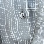 Eileen Fisher NWOT Drift Silk Org. Cotton Mandarin Collar Button Up Top Medium Photo 5