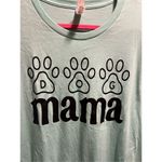 Dog Mama Teal T Photo 2