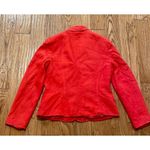 Talbots 100% linen red collared blazerāsize 8 Photo 9