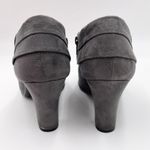 Aerosoles  Role Player Faux Suede Booties Womens Size 9 Grey Heelrest Memory Foam Photo 6