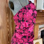 DO+BE NWT Floral One Shoulder Roses Midi Tulip Dress - Size Small Photo 6
